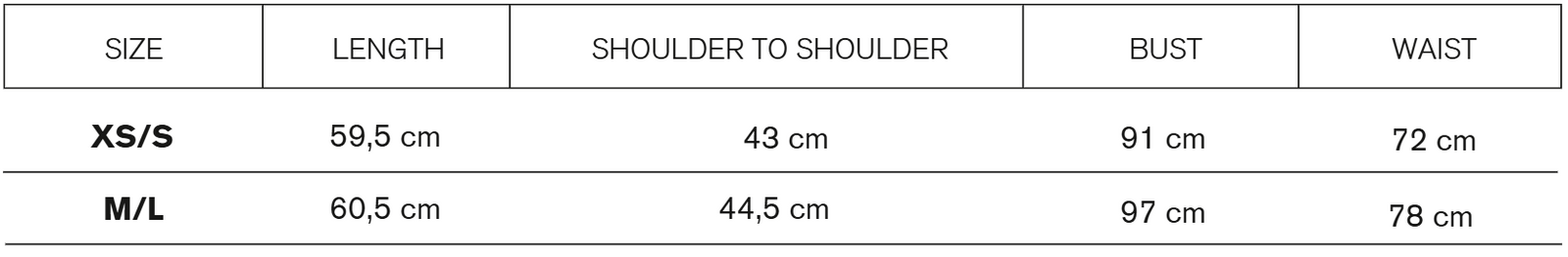 Size guide