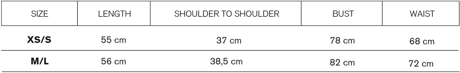 Size guide