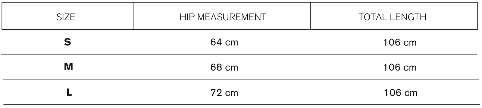 Size guide