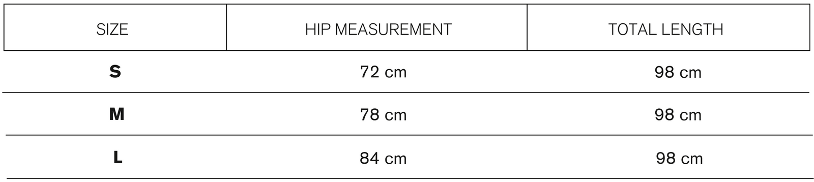 Size guide
