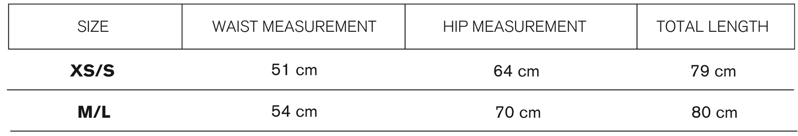 Size guide