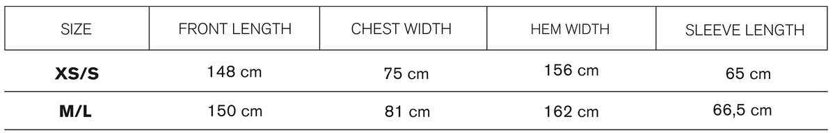 Size guide