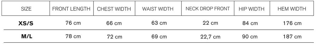Size guide