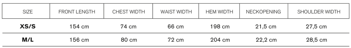Size guide