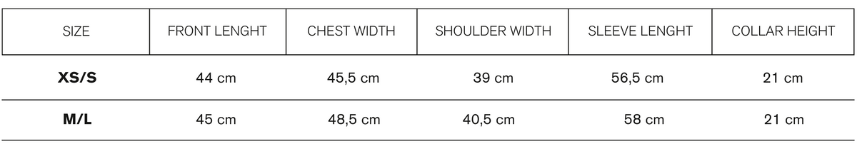Size guide