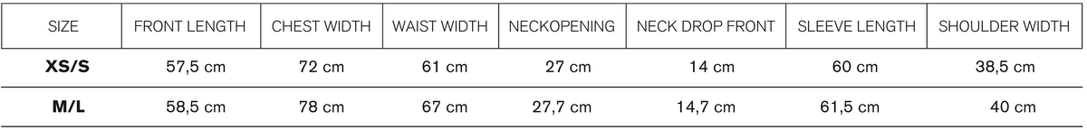 Size guide