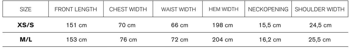 Size guide