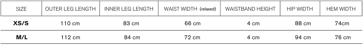 Size guide