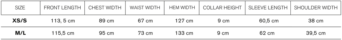Size guide
