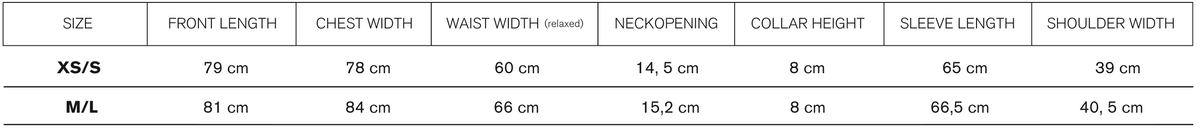 Size guide