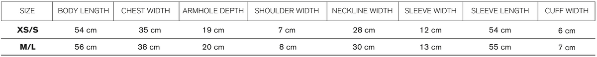 Size guide