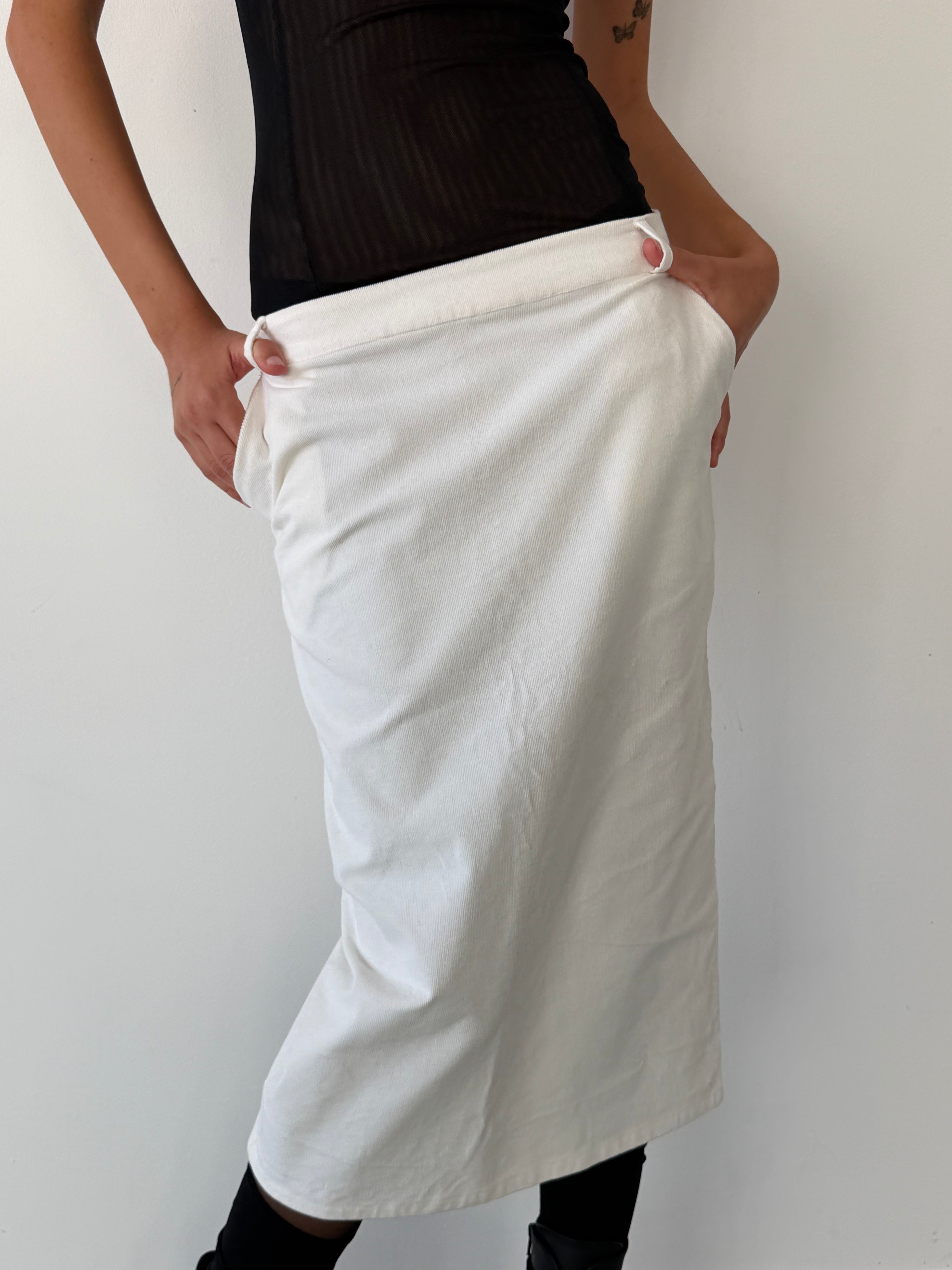 Lisbo Skirt White